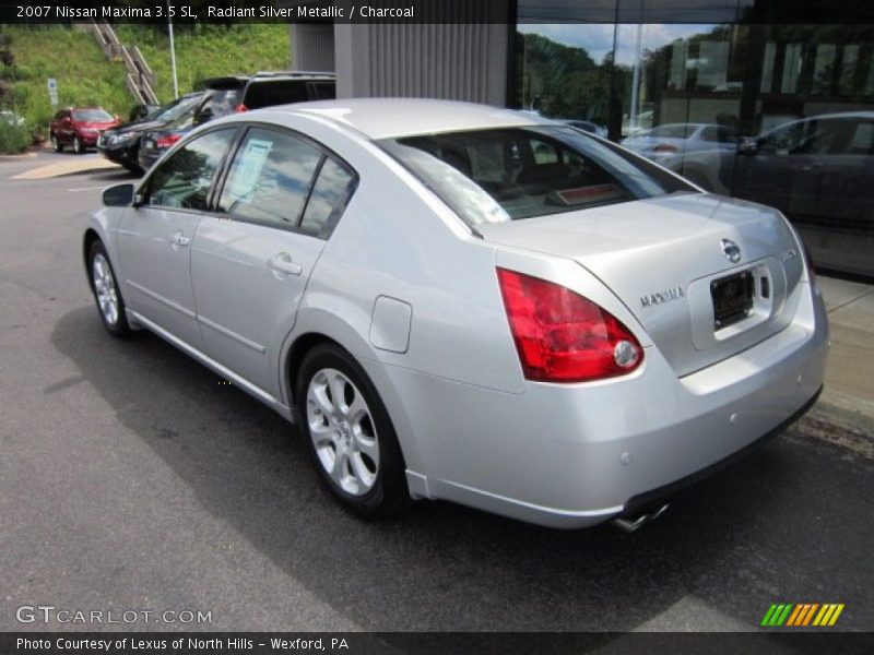 Radiant Silver Metallic / Charcoal 2007 Nissan Maxima 3.5 SL