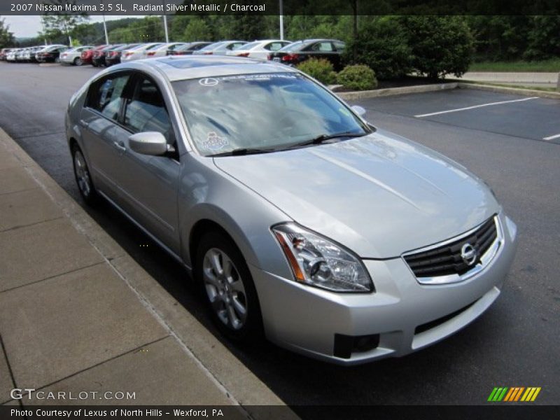 Radiant Silver Metallic / Charcoal 2007 Nissan Maxima 3.5 SL