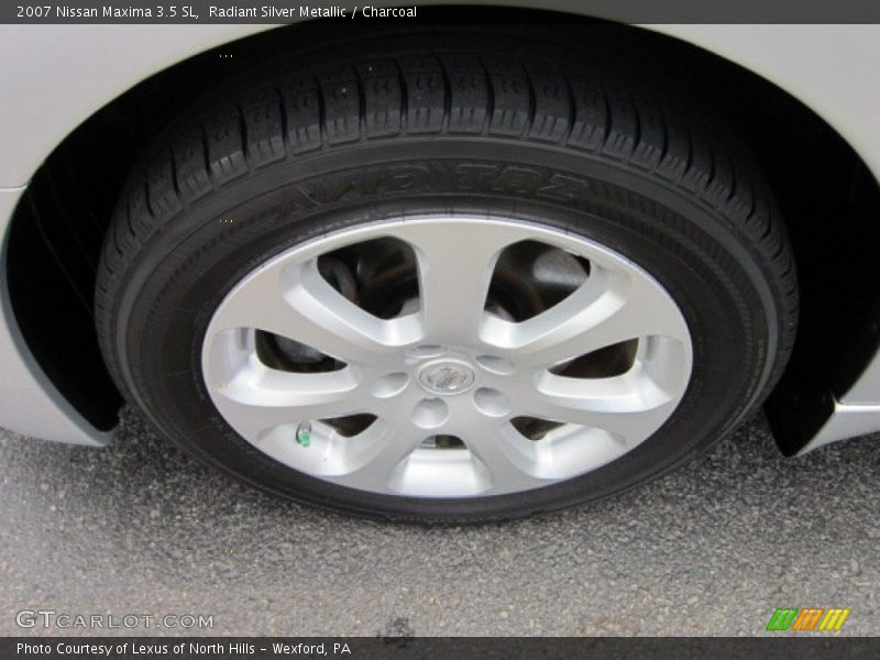 Radiant Silver Metallic / Charcoal 2007 Nissan Maxima 3.5 SL