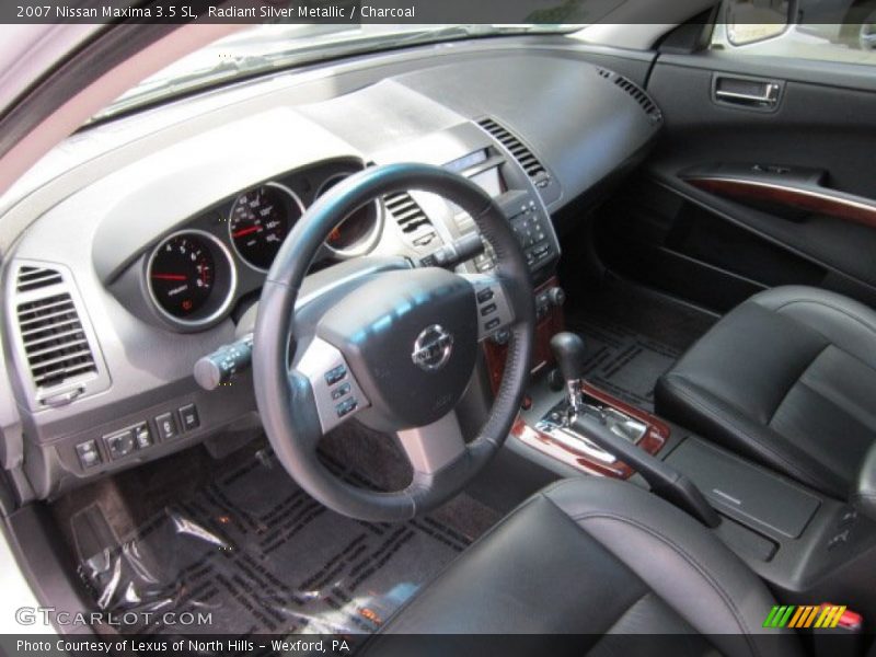 Radiant Silver Metallic / Charcoal 2007 Nissan Maxima 3.5 SL