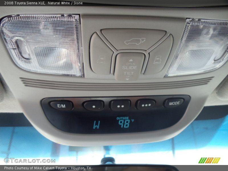 Natural White / Stone 2008 Toyota Sienna XLE