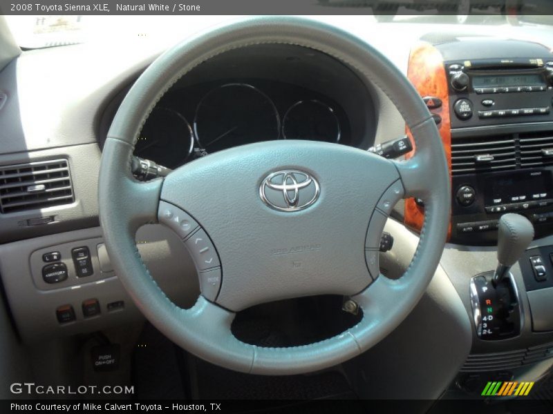 Natural White / Stone 2008 Toyota Sienna XLE