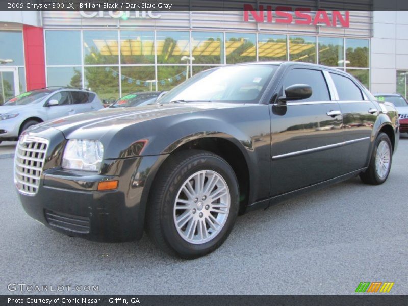 Brilliant Black / Dark Slate Gray 2009 Chrysler 300 LX