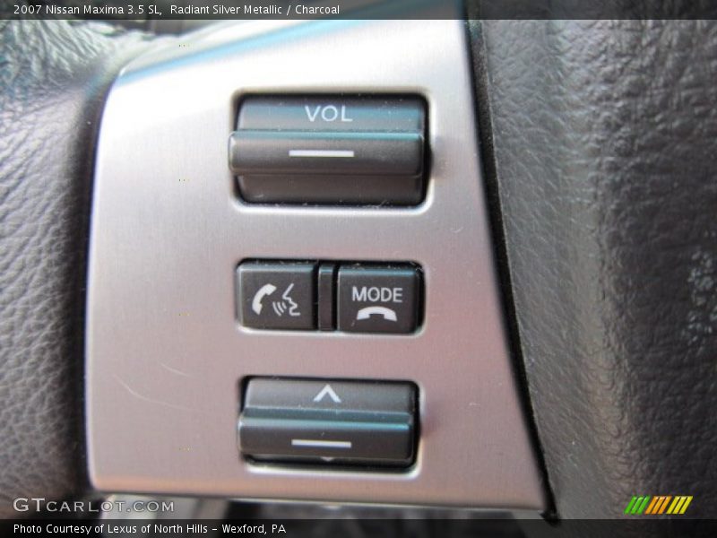 Radiant Silver Metallic / Charcoal 2007 Nissan Maxima 3.5 SL