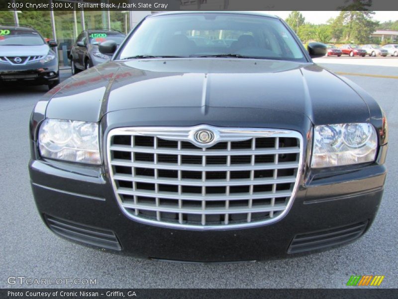 Brilliant Black / Dark Slate Gray 2009 Chrysler 300 LX