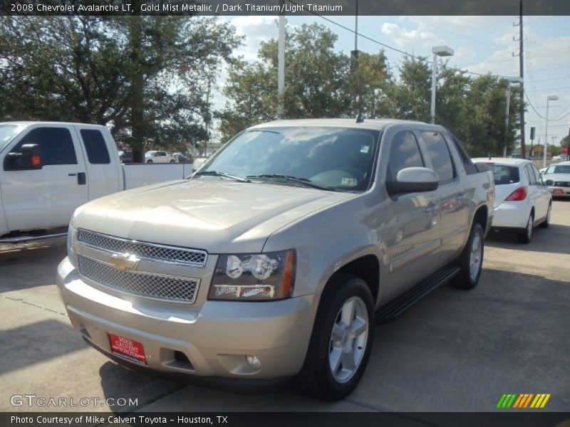 Gold Mist Metallic / Dark Titanium/Light Titanium 2008 Chevrolet Avalanche LT