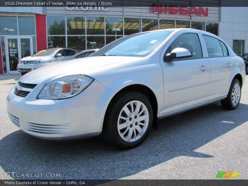 Silver Ice Metallic / Ebony 2010 Chevrolet Cobalt LT Sedan