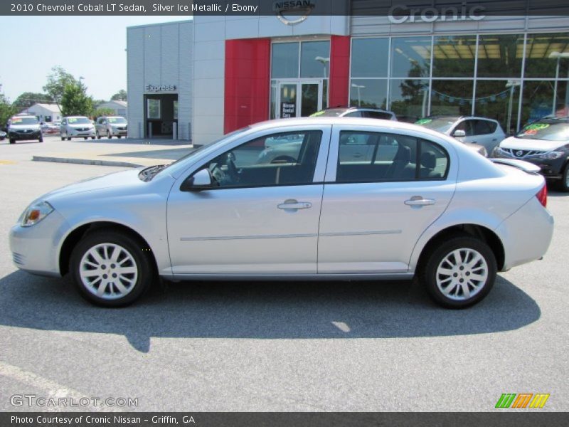 Silver Ice Metallic / Ebony 2010 Chevrolet Cobalt LT Sedan