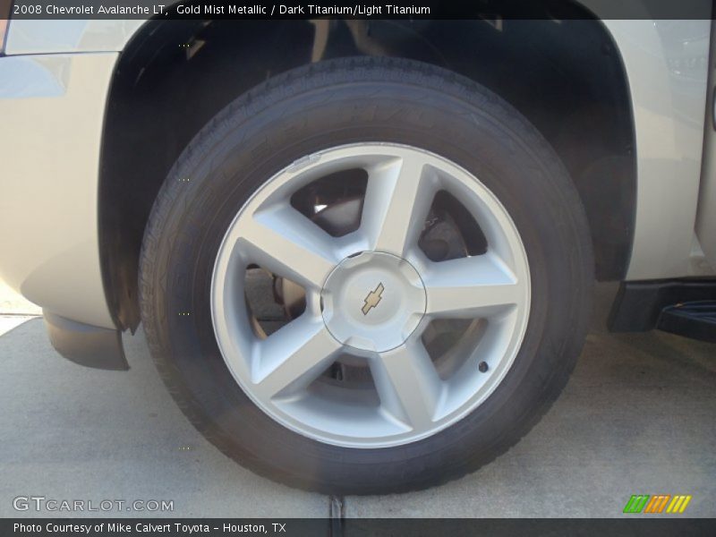 Gold Mist Metallic / Dark Titanium/Light Titanium 2008 Chevrolet Avalanche LT