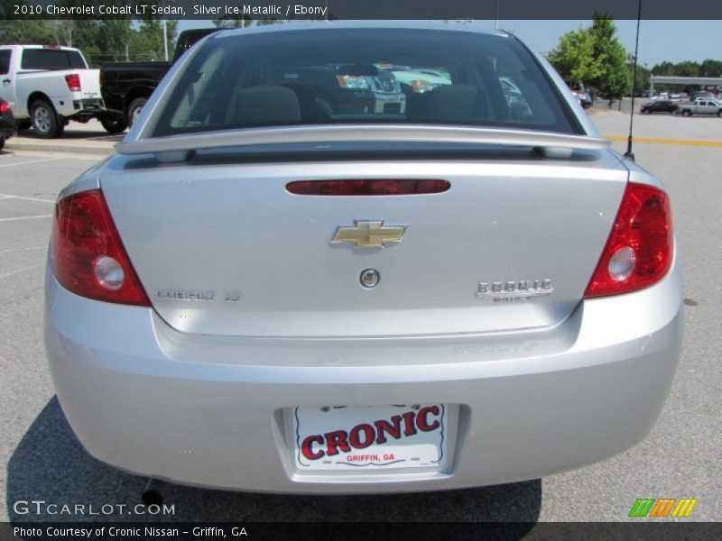 Silver Ice Metallic / Ebony 2010 Chevrolet Cobalt LT Sedan