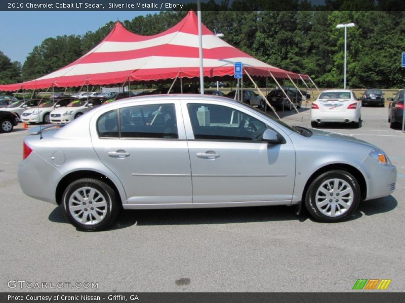 Silver Ice Metallic / Ebony 2010 Chevrolet Cobalt LT Sedan
