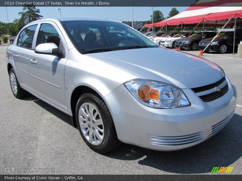 Silver Ice Metallic / Ebony 2010 Chevrolet Cobalt LT Sedan