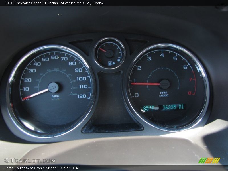 Silver Ice Metallic / Ebony 2010 Chevrolet Cobalt LT Sedan