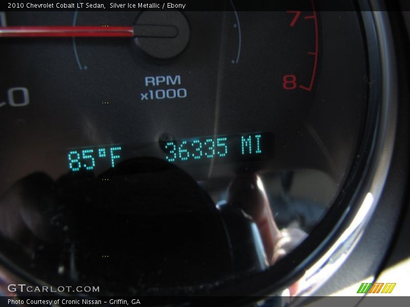 Silver Ice Metallic / Ebony 2010 Chevrolet Cobalt LT Sedan