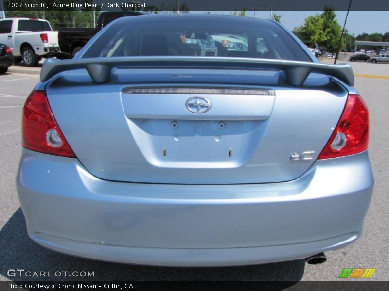 Azure Blue Pearl / Dark Charcoal 2007 Scion tC