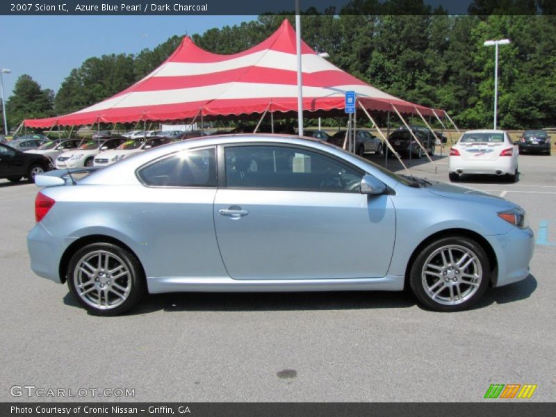 Azure Blue Pearl / Dark Charcoal 2007 Scion tC