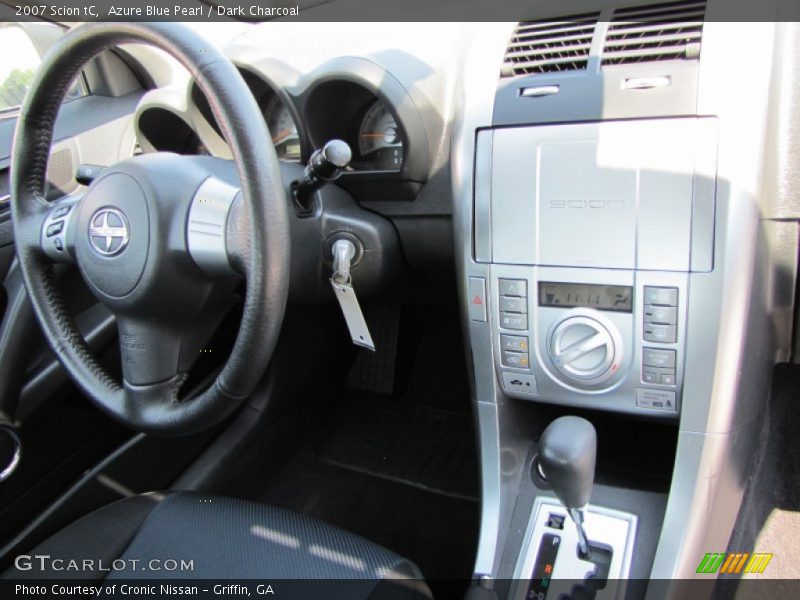 Azure Blue Pearl / Dark Charcoal 2007 Scion tC