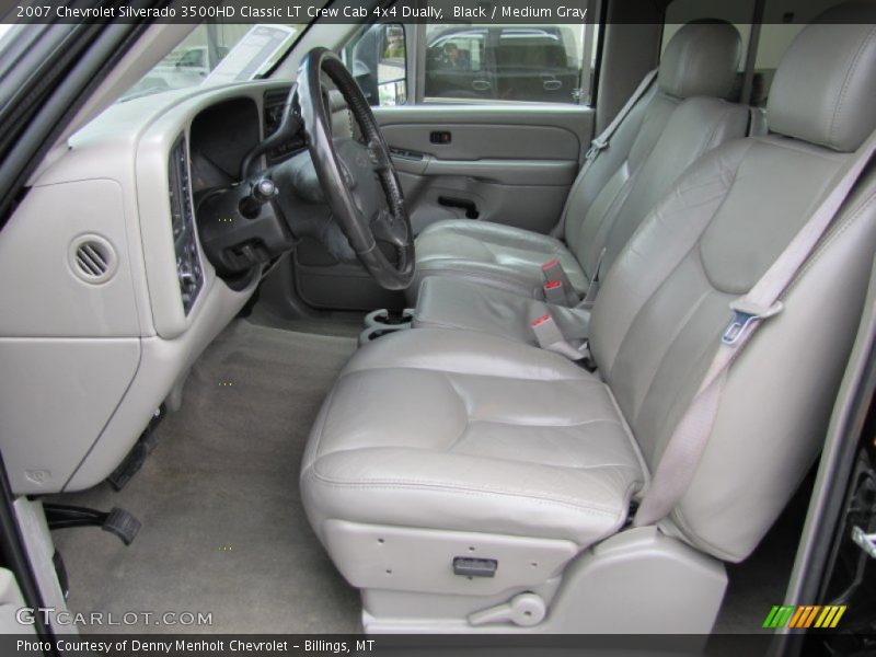  2007 Silverado 3500HD Classic LT Crew Cab 4x4 Dually Medium Gray Interior