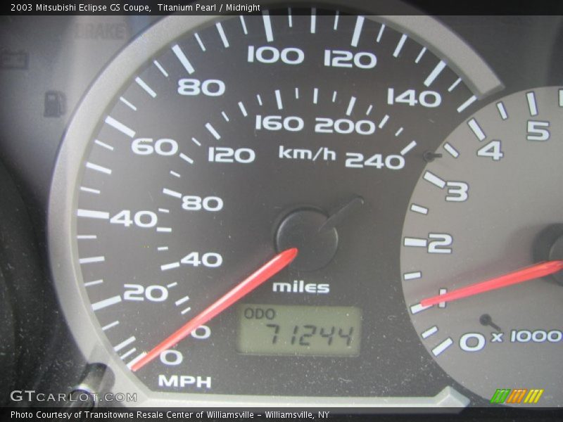 Titanium Pearl / Midnight 2003 Mitsubishi Eclipse GS Coupe