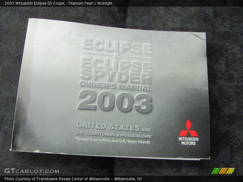 Titanium Pearl / Midnight 2003 Mitsubishi Eclipse GS Coupe