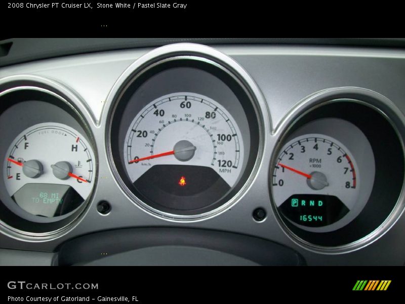 Stone White / Pastel Slate Gray 2008 Chrysler PT Cruiser LX
