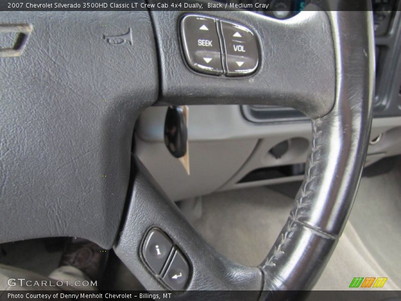 Black / Medium Gray 2007 Chevrolet Silverado 3500HD Classic LT Crew Cab 4x4 Dually
