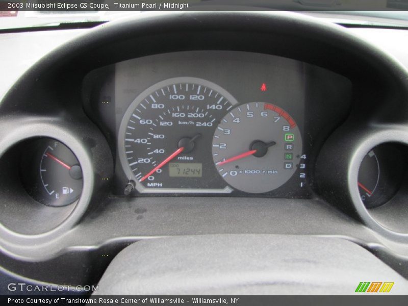 Titanium Pearl / Midnight 2003 Mitsubishi Eclipse GS Coupe