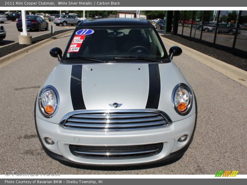 White Silver Metallic / Carbon Black 2011 Mini Cooper Clubman