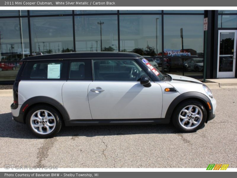 White Silver Metallic / Carbon Black 2011 Mini Cooper Clubman