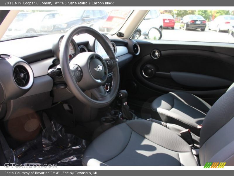 White Silver Metallic / Carbon Black 2011 Mini Cooper Clubman