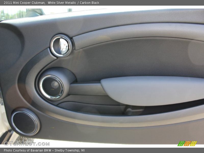 White Silver Metallic / Carbon Black 2011 Mini Cooper Clubman