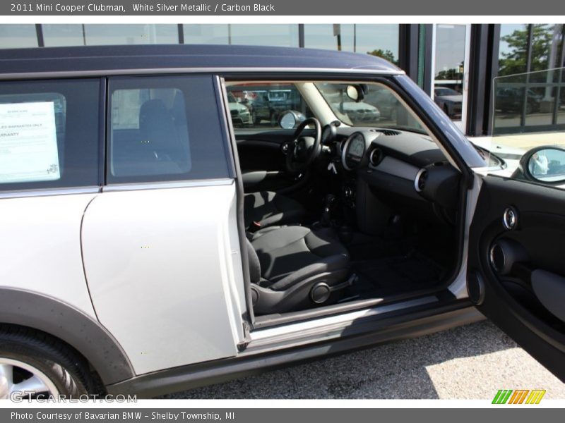 White Silver Metallic / Carbon Black 2011 Mini Cooper Clubman