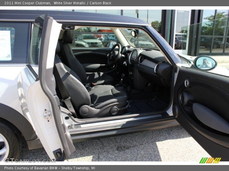 White Silver Metallic / Carbon Black 2011 Mini Cooper Clubman