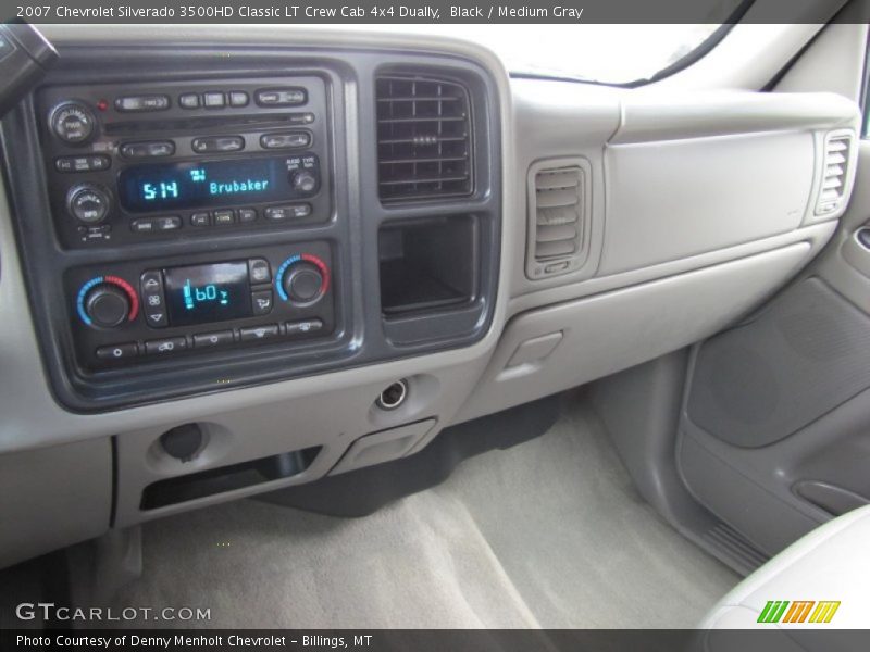 Black / Medium Gray 2007 Chevrolet Silverado 3500HD Classic LT Crew Cab 4x4 Dually