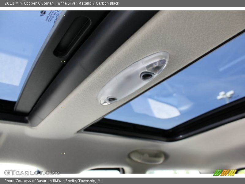 White Silver Metallic / Carbon Black 2011 Mini Cooper Clubman