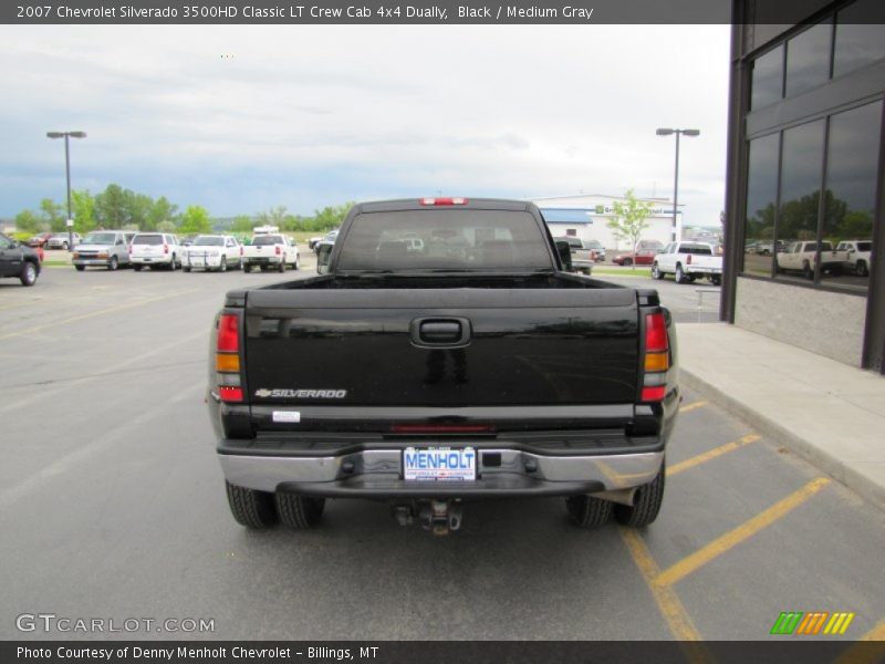 Black / Medium Gray 2007 Chevrolet Silverado 3500HD Classic LT Crew Cab 4x4 Dually