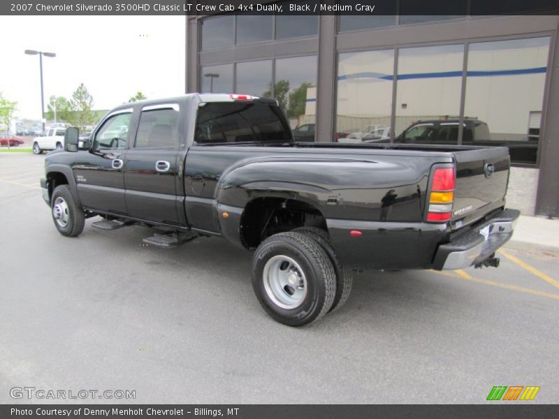 Black / Medium Gray 2007 Chevrolet Silverado 3500HD Classic LT Crew Cab 4x4 Dually