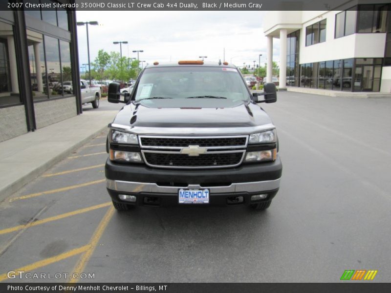 Black / Medium Gray 2007 Chevrolet Silverado 3500HD Classic LT Crew Cab 4x4 Dually
