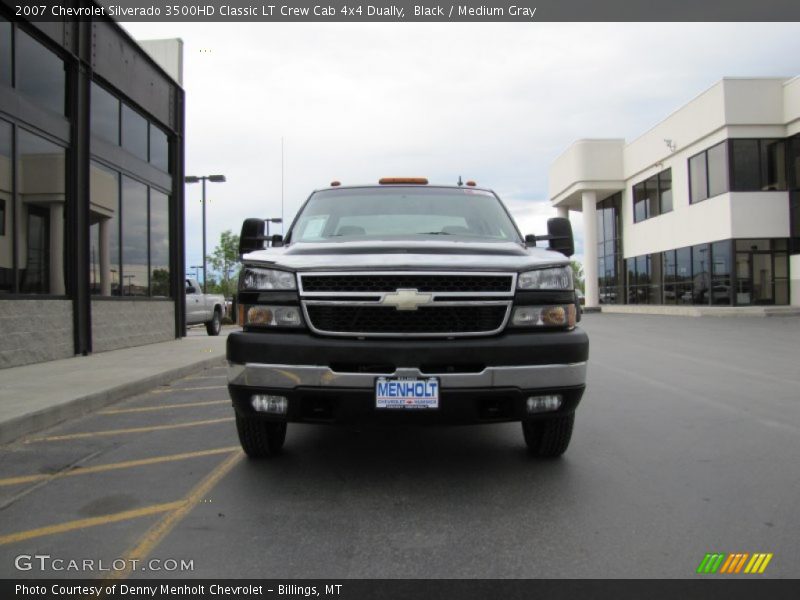 Black / Medium Gray 2007 Chevrolet Silverado 3500HD Classic LT Crew Cab 4x4 Dually
