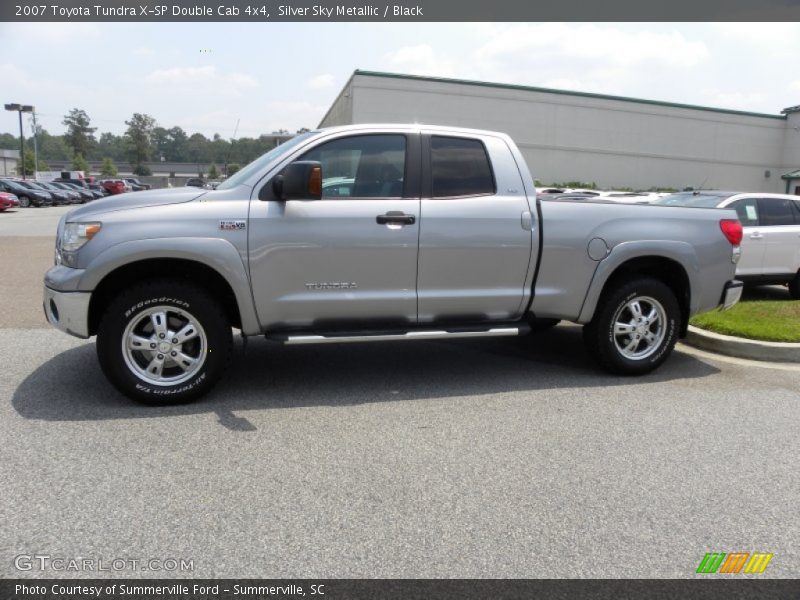 Silver Sky Metallic / Black 2007 Toyota Tundra X-SP Double Cab 4x4