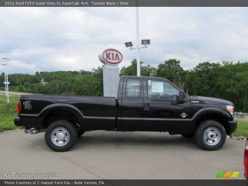 Tuxedo Black / Steel 2011 Ford F350 Super Duty XL SuperCab 4x4