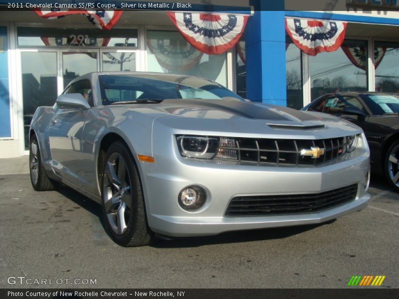 Silver Ice Metallic / Black 2011 Chevrolet Camaro SS/RS Coupe