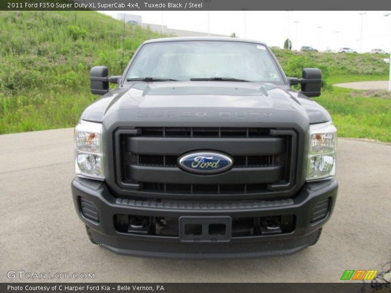 Tuxedo Black / Steel 2011 Ford F350 Super Duty XL SuperCab 4x4