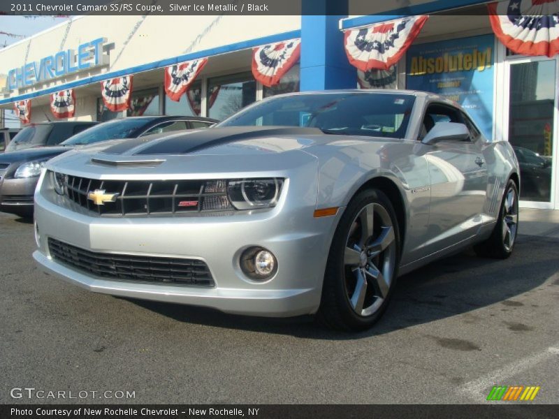 Silver Ice Metallic / Black 2011 Chevrolet Camaro SS/RS Coupe