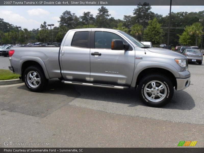 Silver Sky Metallic / Black 2007 Toyota Tundra X-SP Double Cab 4x4
