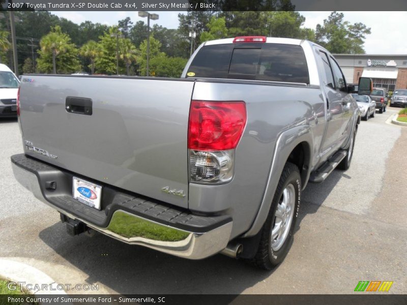 Silver Sky Metallic / Black 2007 Toyota Tundra X-SP Double Cab 4x4