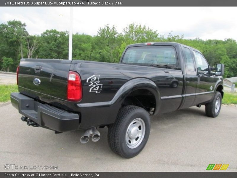 Tuxedo Black / Steel 2011 Ford F350 Super Duty XL SuperCab 4x4