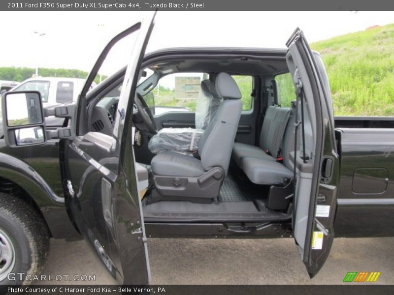  2011 F350 Super Duty XL SuperCab 4x4 Steel Interior