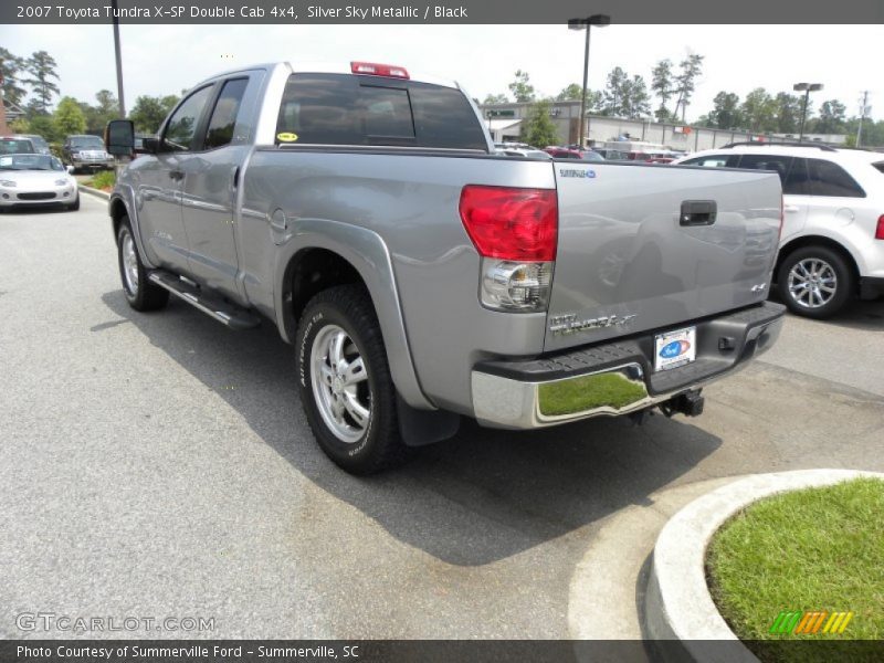 Silver Sky Metallic / Black 2007 Toyota Tundra X-SP Double Cab 4x4