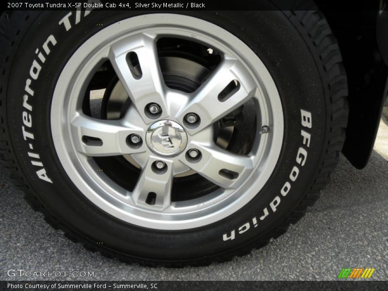 Silver Sky Metallic / Black 2007 Toyota Tundra X-SP Double Cab 4x4